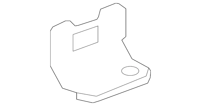 Rear Side Door Pull Handle Bracket - GM (22798803) - view 3