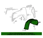 Fender Liner - Passenger Side (RH) - GM (22806321) - view 12