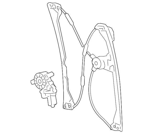 Window Regulator - Driver's Side (LH) - GM (22810016) - view 3