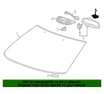 Inside Rearview Mirror Bracket - GM (22843633) - view 9