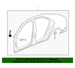Front Fender Upper Bracket - GM (22850459) - view 8