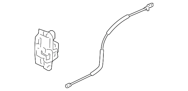 Passenger Side Front Door Lock - GM (22862021) - view 7