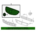 Front Outer Grille - GM (22863374) - view 10
