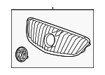 Front Outer Grille - GM (22863374) - view 9