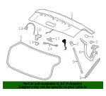 Deck Lid Bumper - GM (22870089) - view 11