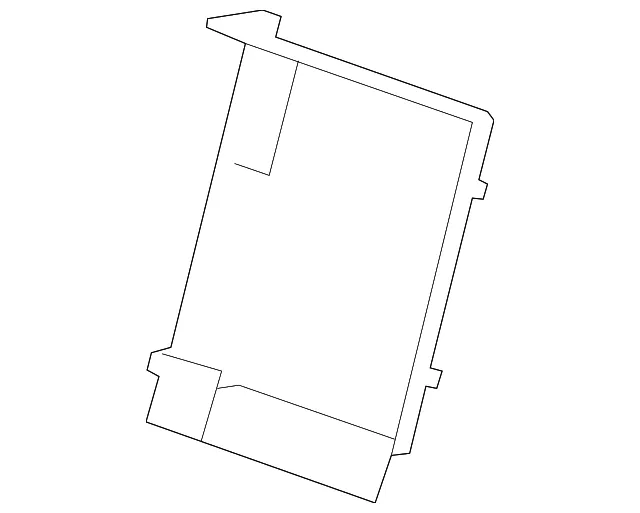 Jet Black Rear Compartment Access Door Cover - GM (22890002)