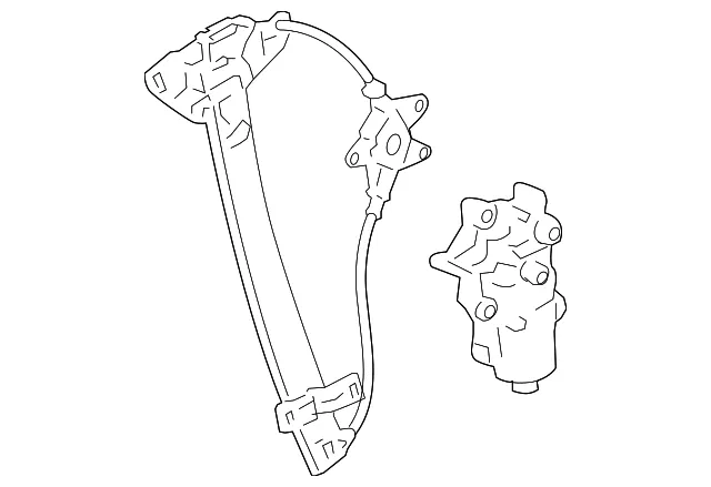 Window Regulator - Driver's Side (LH) - GM (22894021) - view 7