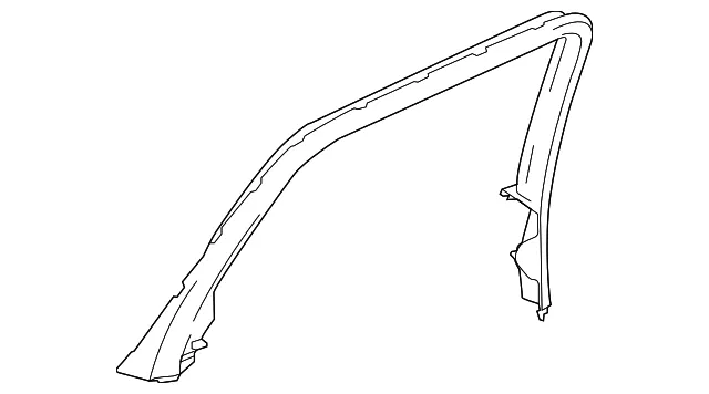 Upper Molding - Driver's Side (LH) - GM (22896073) - view 3