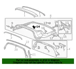 Roof Panel Rear Sound Deadener - GM (22897068) - view 6