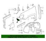 Fender Lower Bracket - Passenger Side (RH) - GM (22897755) - view 6