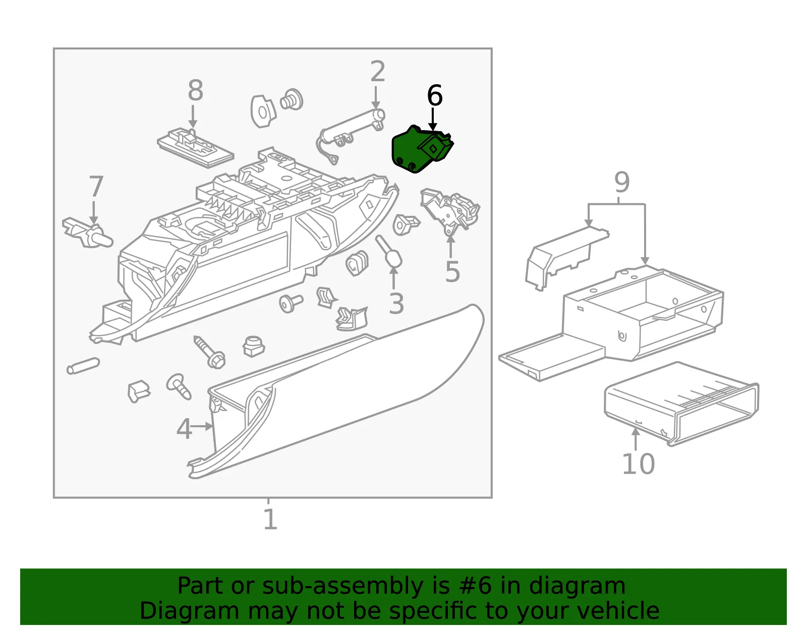 Latch Bracket - GM (22906194) - view 3