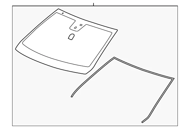 Windshield - GM (22926145) - view 2