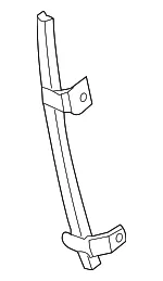 Front Driver Side Door Window Rear Guide Retainer - GM (22935366) - view 3