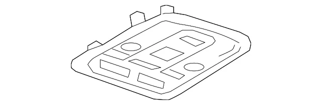 Jet Black Roof Console - GM (22947046)