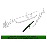 Rear Window Wiper Blade, 13 in - GM (22956295) - view 5