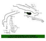 Windshield Wiper Motor - GM (22956301) - view 12
