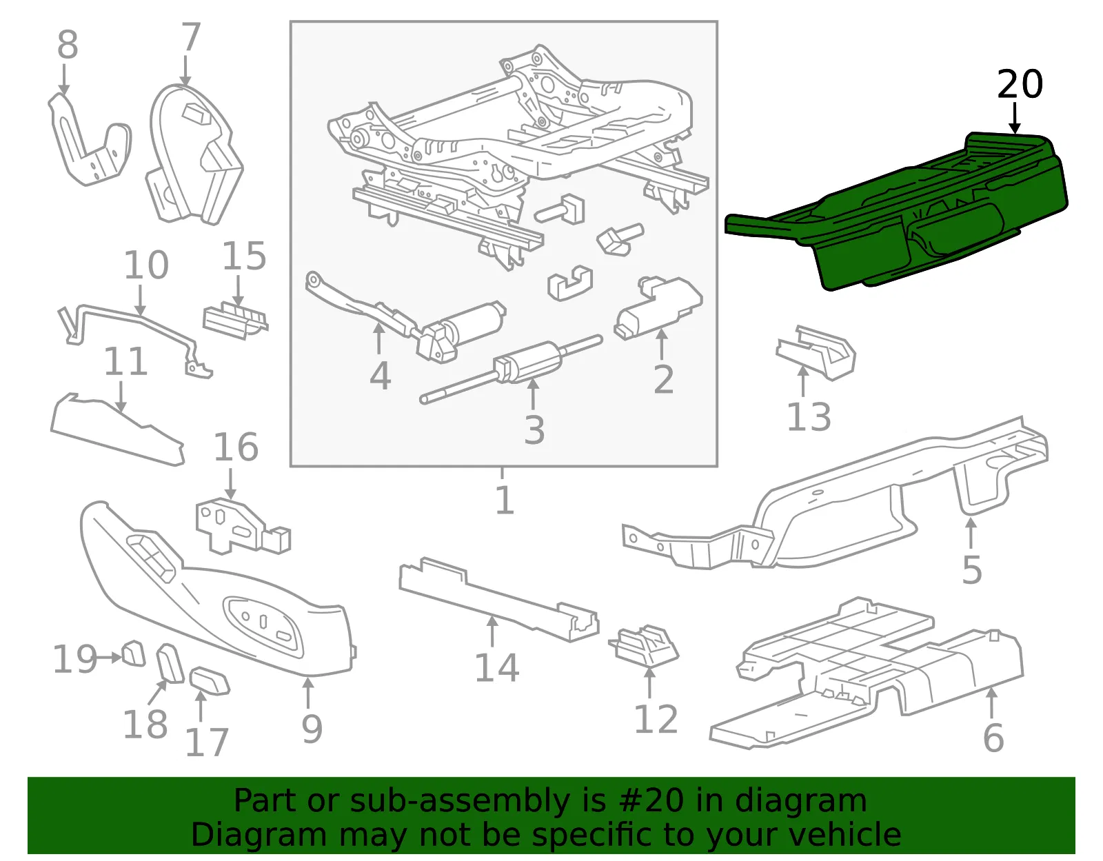 Adjust Handle - GM (22968576) - view 2