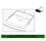 Inside Rearview Mirror - GM (22968613) - view 12