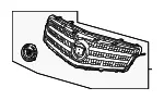 Front Grille - GM (22976334) - view 8