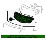 Front Grille - GM (22976334) - view 9