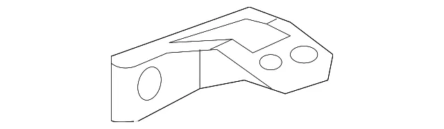 Front Side Door Armrest Bracket - GM (22977378) - view 3