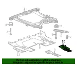 Driver Side Front Engine Compartment Air Deflector - GM (22980205) - view 8