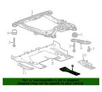 Passenger Side Engine Compartment Splash Shield - GM (22980210) - view 6