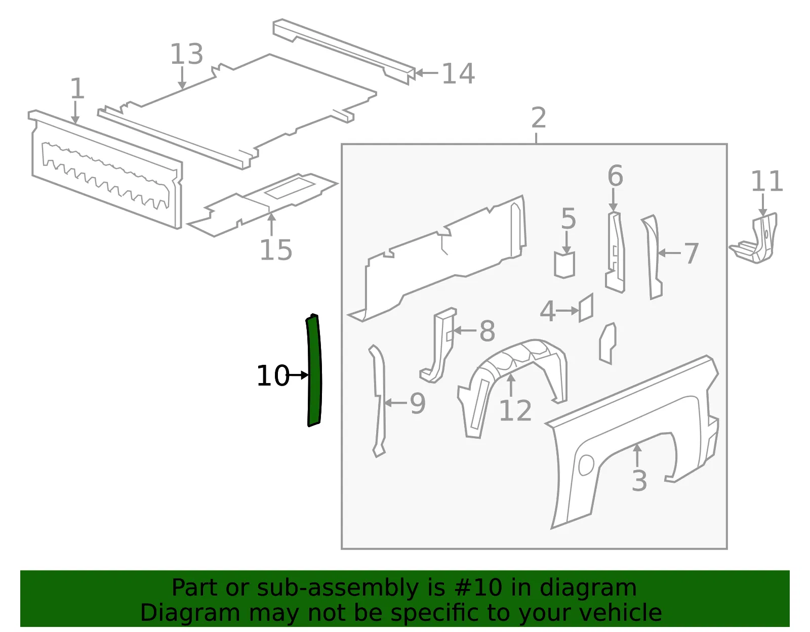 Air Deflector - GM (22983161) - view 3