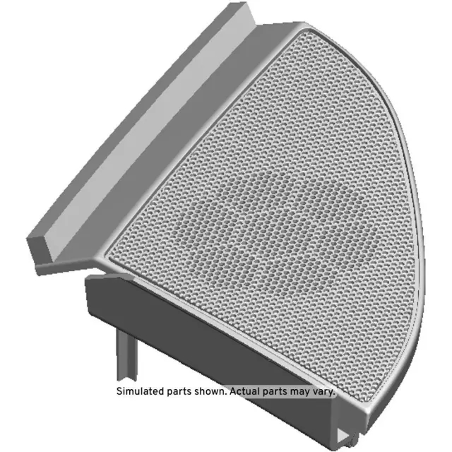 Jet Black Front Driver Side Speaker Grille - GM (23135467)