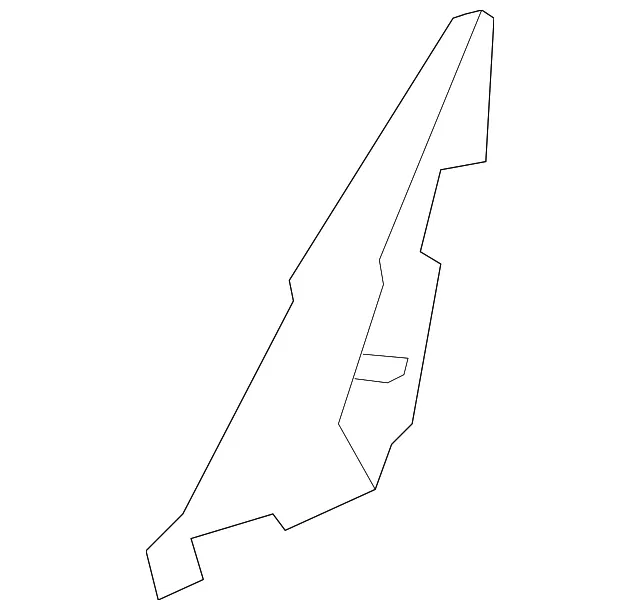 Windshield Frame Lower Bracket - Driver's Side (LH) - GM (23164150) - view 2