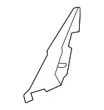 Windshield Frame Lower Bracket - Driver's Side (LH) - GM (23164150) - view 4
