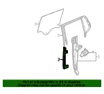 Window Guide - Driver's Side (LH) - GM (23166571) - view 7