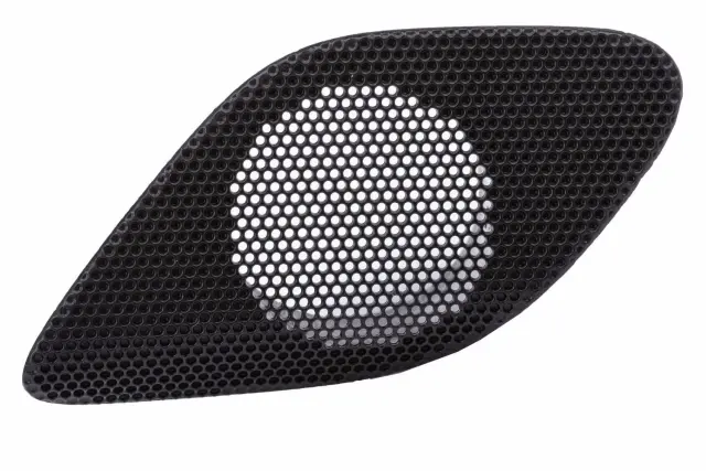 Jet Black Driver Side Windshield Garnish Molding Speaker Grille - GM (23168977)