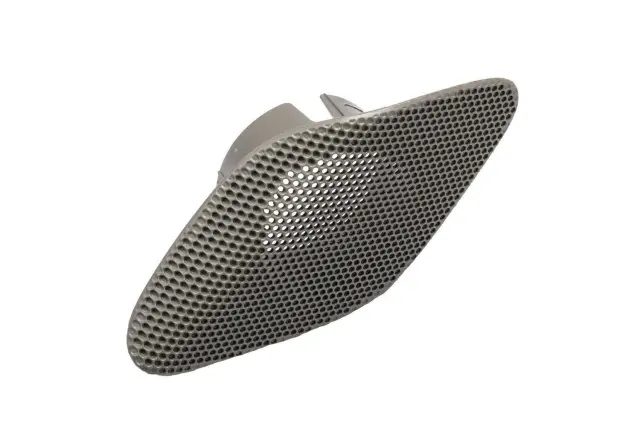 Jet Black Driver Side Windshield Garnish Molding Speaker Grille - GM (23168978)