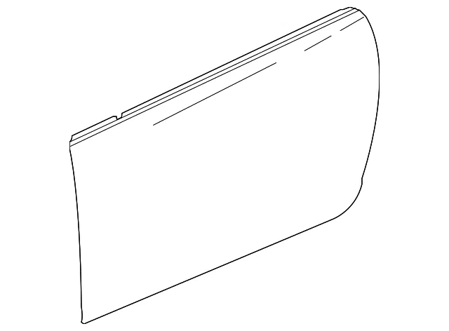 Passenger Side Front Door Outer Panel - GM (23177948) - view 2