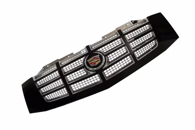 Black Front Grille with Crest and Wreath Emblem - GM (23190289)