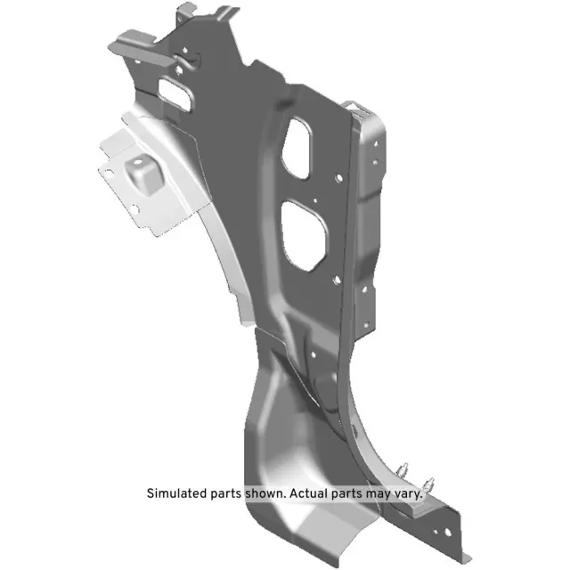 Driver Side Body Hinge Pillar Inner Panel - GM (23190388)