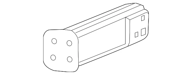 Bumper Bracket - Driver's Side (LH) - GM (23200210) - view 4