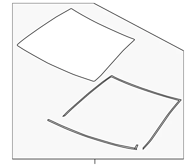 Windshield - GM (23210485) - view 2