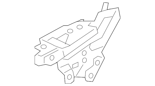 Hinge - Passenger Side (RH) - GM (23218173) - view 2