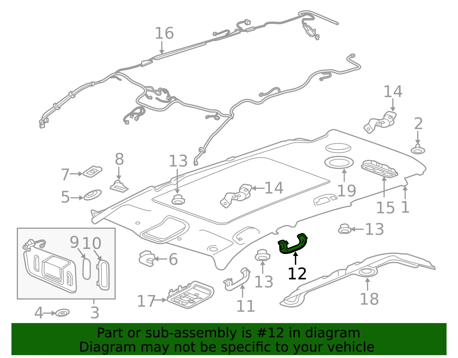 Grip Handle - GM (23218756) - view 4