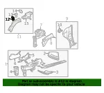 Upper Fender Bracket - GM (23234936) - view 8