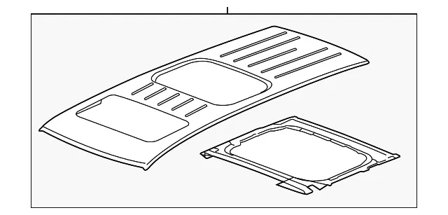 Roof Panel - GM (23243003) - view 3