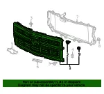 Front Grille - GM (23259621) - view 9