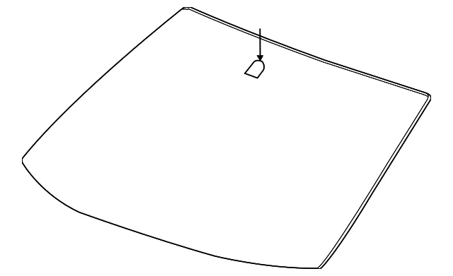 Windshield - GM (23260478) - view 2
