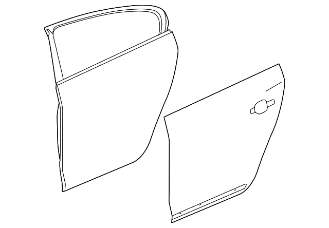 Door Shell - Driver's Side (LH) - GM (23282697)