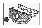Front Upper Grille - GM (23286076) - view 10