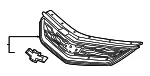 Front Upper Grille - GM (23289638) - view 8