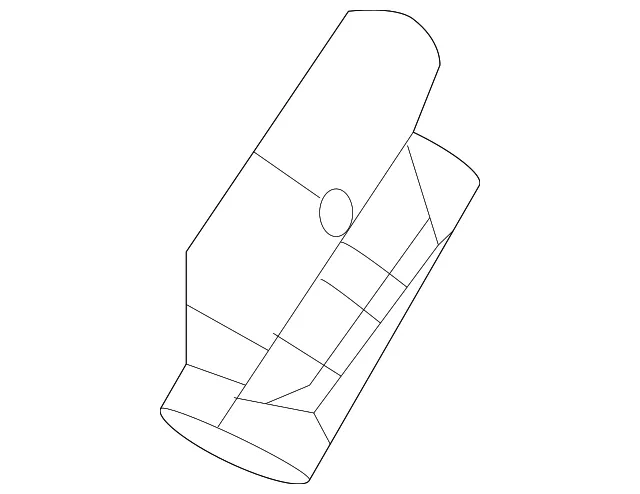 Inner Windshield Pillar Upper Bracket - GM (23314179) - view 2