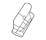 Inner Windshield Pillar Upper Bracket - GM (23314179) - view 5